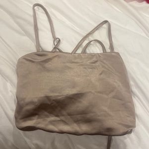 Tilly’s satin crop top| Brand new Size S